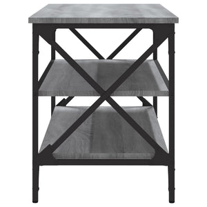 Έπιπλο Τηλεόρασης Γκρι Sonoma 100x40x50 εκ. από Επεξεργ. Ξύλο
