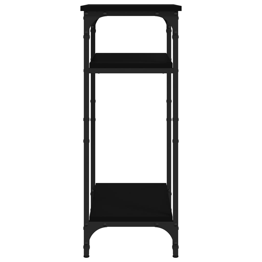 Βοηθητικό Τραπέζι Μαύρο 40 x 30 x 75 εκ. από Επεξεργασμένο Ξύλο - Pakobazaar