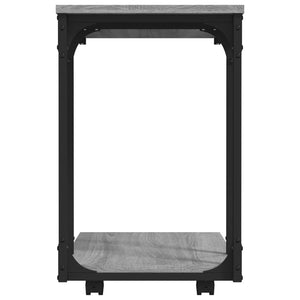 Βοηθητικό Τραπέζι με Ρόδες Γκρι Sonoma 50x35x55,5 εκ Επεξ. Ξύλο - Pakobazaar