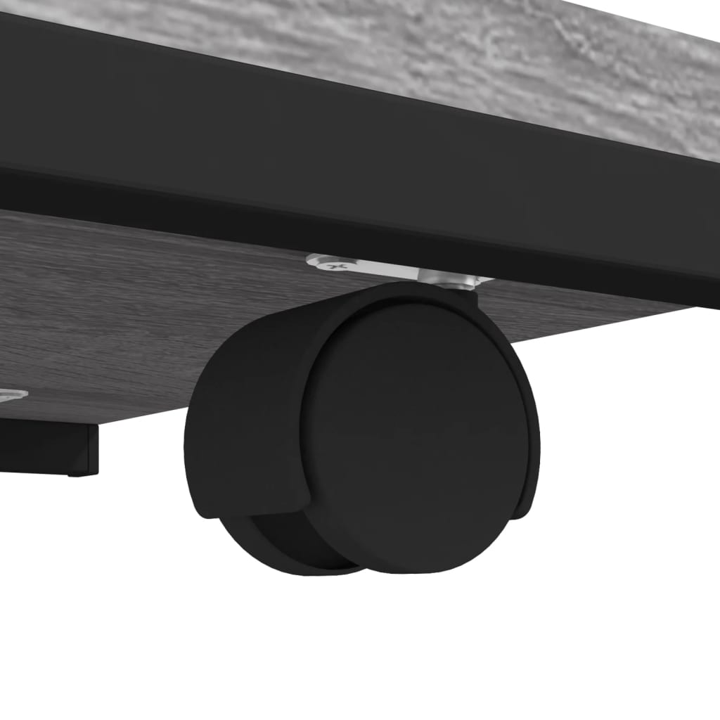 Βοηθητικό Τραπέζι με Ρόδες Γκρι Sonoma 50x35x55,5 εκ Επεξ. Ξύλο - Pakobazaar