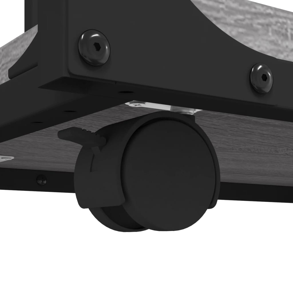 Βοηθητικό Τραπέζι με Ρόδες Γκρι Sonoma 50x35x55,5 εκ Επεξ. Ξύλο - Pakobazaar