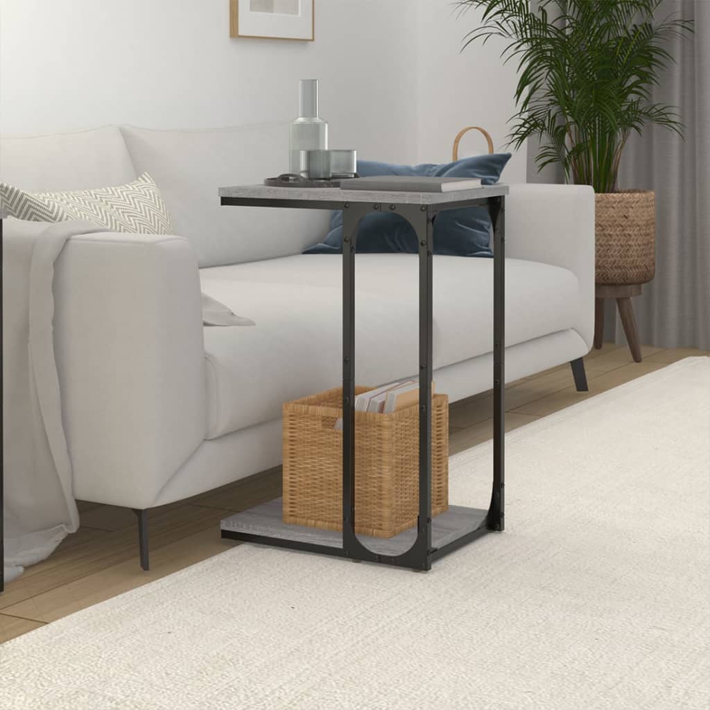 Βοηθητικό Τραπέζι Γκρι Sonoma 40x30x60 εκ. Επεξεργασμένο Ξύλο