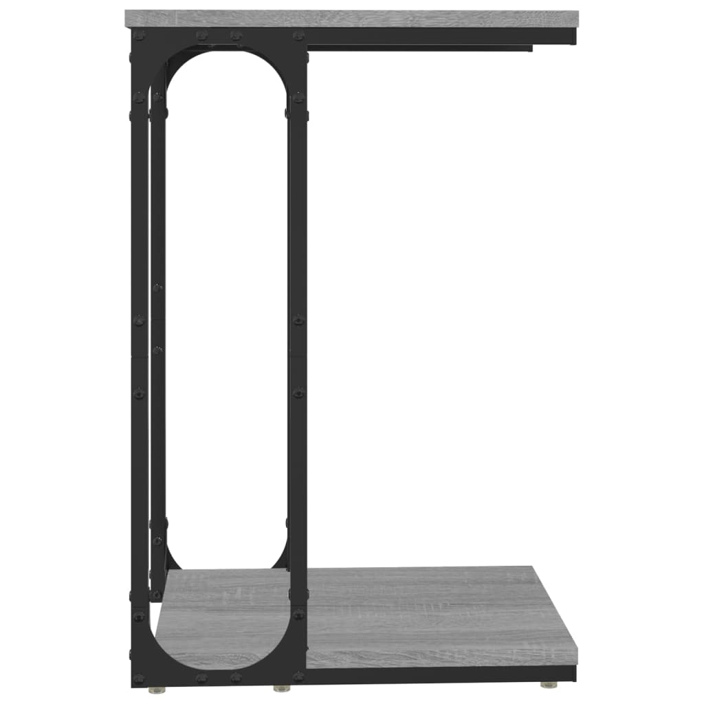 Βοηθητικό Τραπέζι Γκρι Sonoma 40x30x60 εκ. Επεξεργασμένο Ξύλο