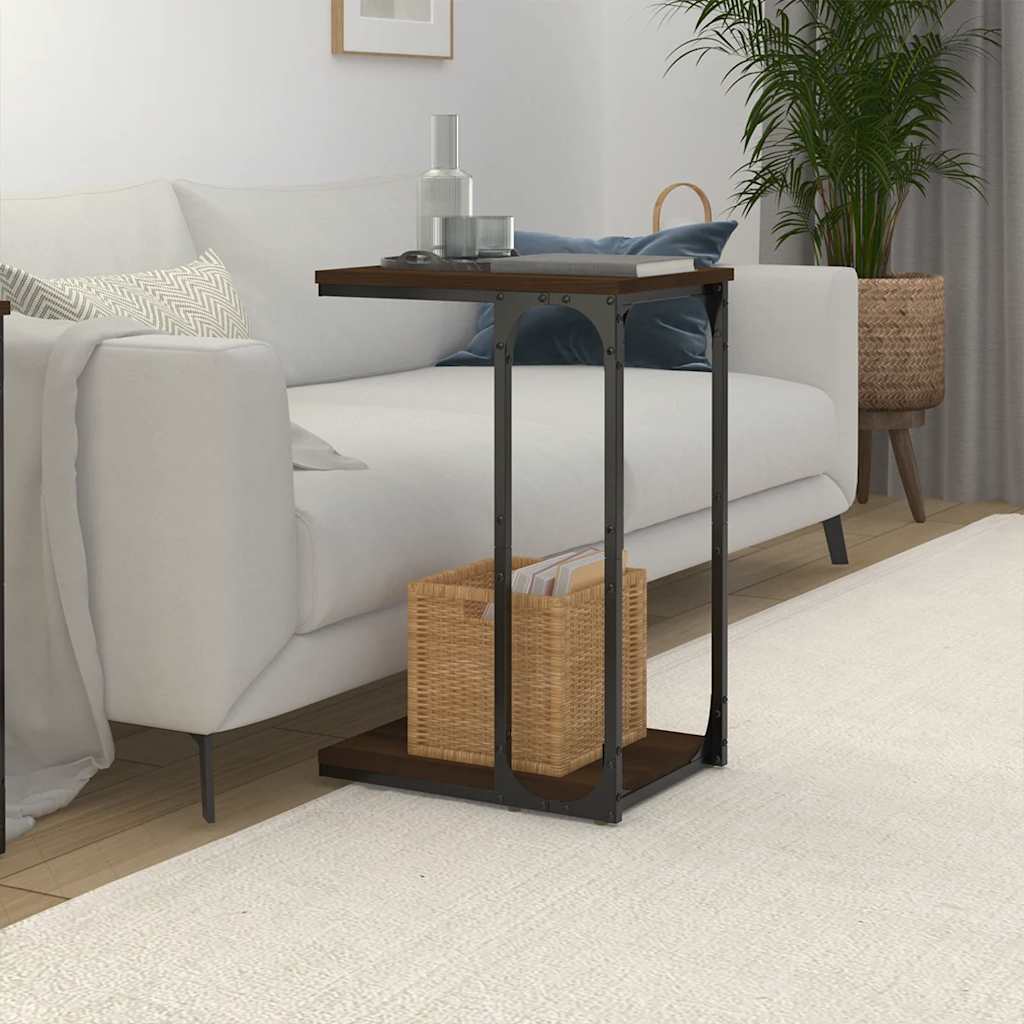 Βοηθητικό Τραπέζι Καφέ Δρυς 40 x 30 x 60 εκ. Επεξεργασμένο Ξύλο