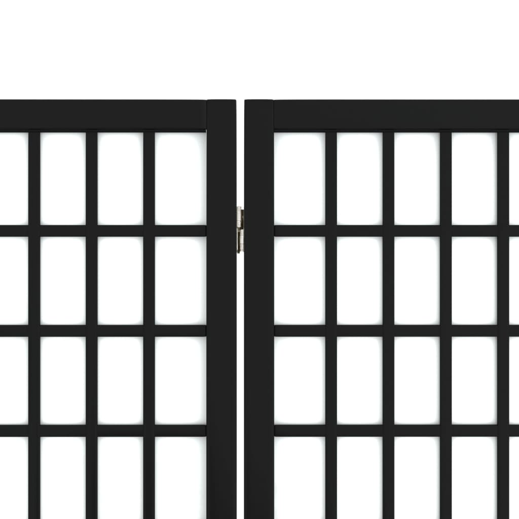 Παραβάν Ιαπωνικού Στιλ με 6 Πάνελ Πτυσσόμενο Μαύρο 240x170 εκ.