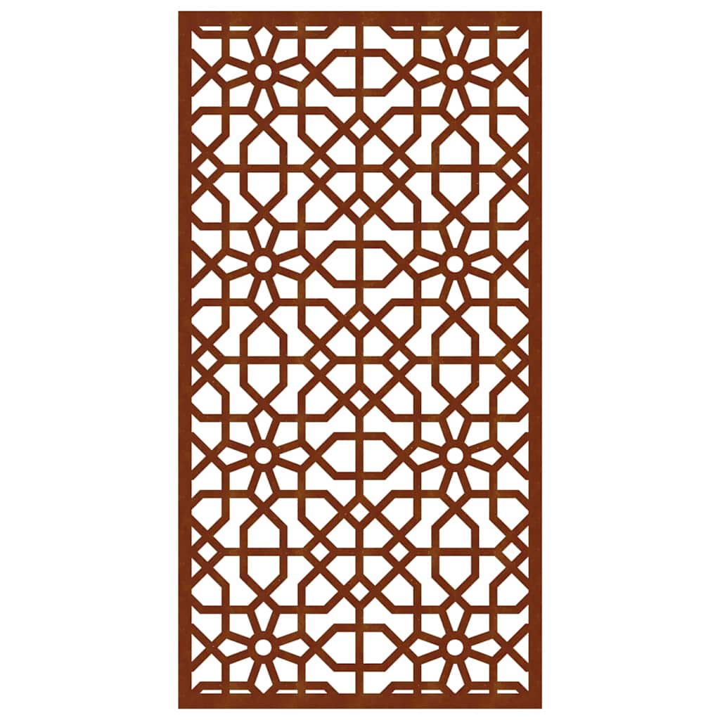 Διακοσμητικό Κήπου Μαυριτανικό Σχέδιο 105x55 εκ Ατσάλι Corten