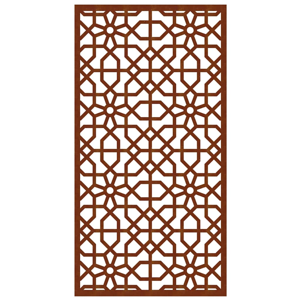 Διακοσμητικό Κήπου Μαυριτανικό Σχέδιο 105x55 εκ Ατσάλι Corten