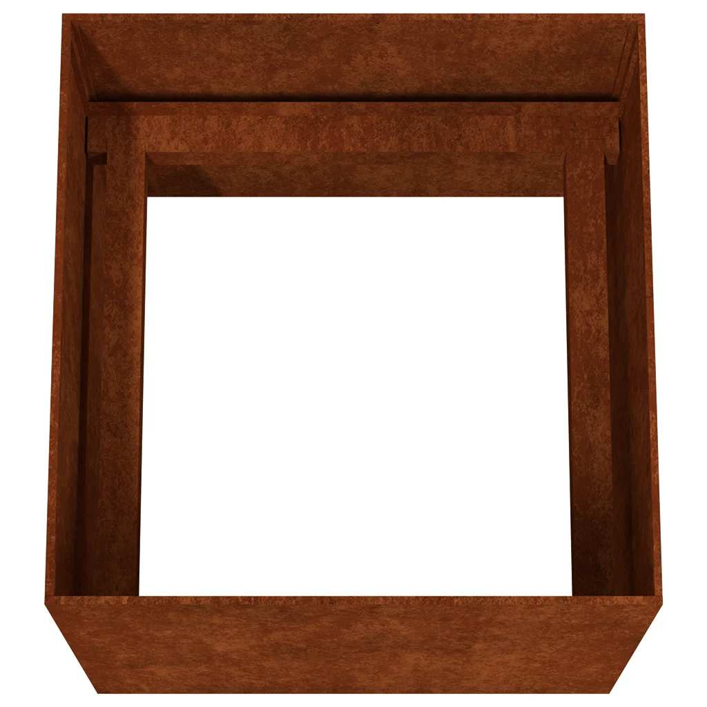 Ζαρντινιέρα 40 x 41 x 40 εκ. από Ατσάλι Corten
