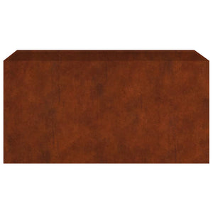 Ζαρντινιέρα 80x40x40 εκ. από Ατσάλι Corten