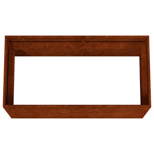 Ζαρντινιέρα 80x40x40 εκ. από Ατσάλι Corten