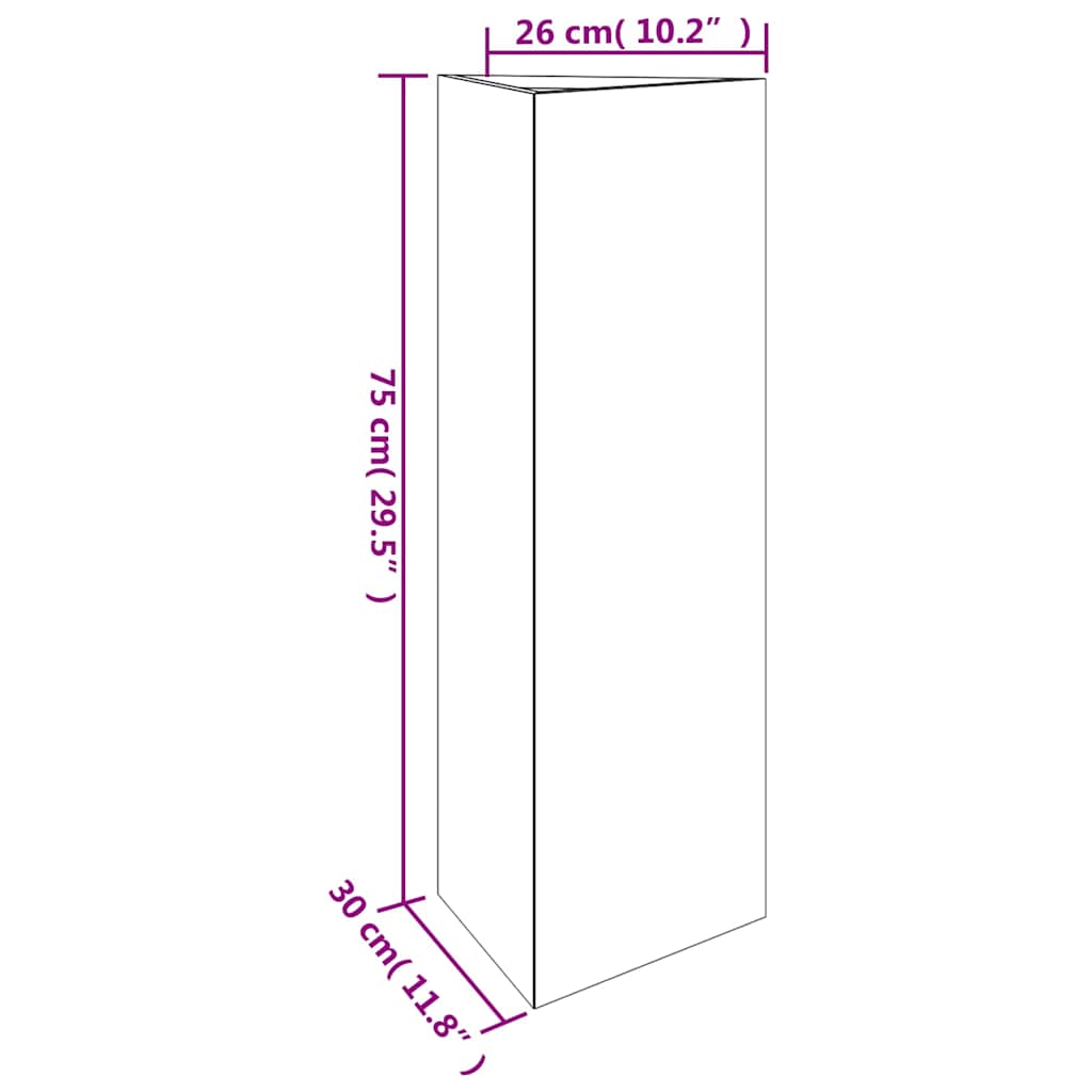 Ζαρντινιέρα 30 x 26 x 75 εκ. από Ατσάλι Σκληρυθέν στο Αέρα