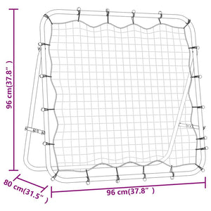 Δίχτυ Επαναφοράς Μπαλών Ρυθμιζόμενο 96x80x96 εκ. Ατσάλι και PE