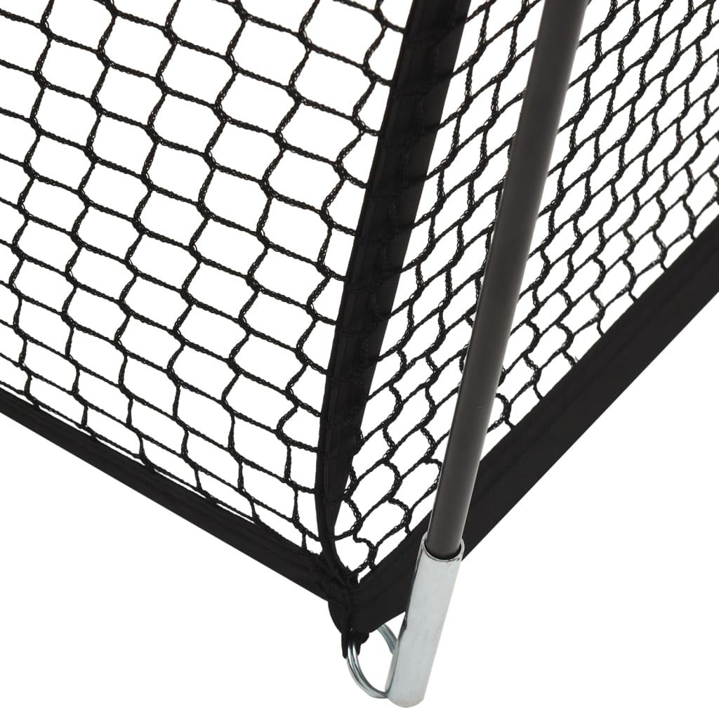 Δίχτυ Κλουβί Μπέιζμπολ Μαύρο 600 x 400 x 250 εκ. από Πολυεστέρα - Pakobazaar