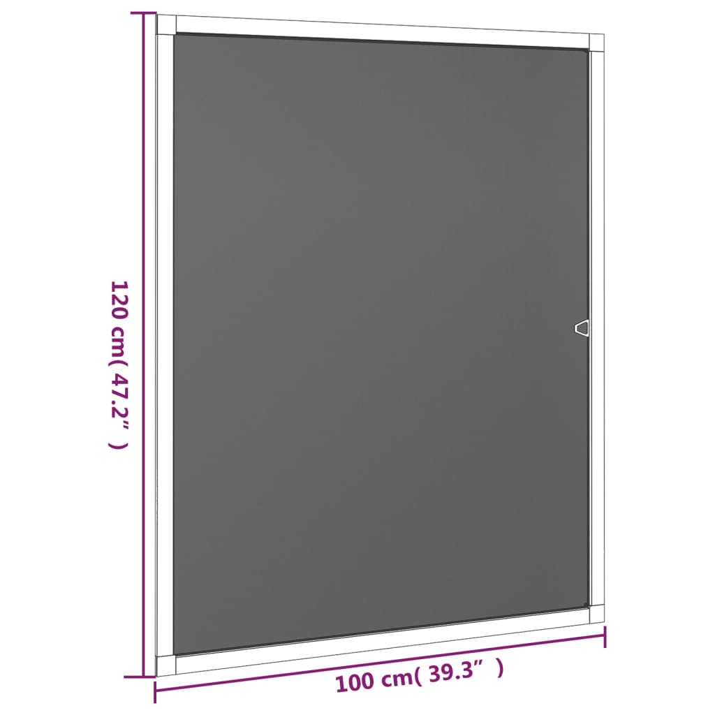 Σήτα Εντόμων για Παράθυρα Καφέ 100 x 120 εκ. - PAKOBAZAAR