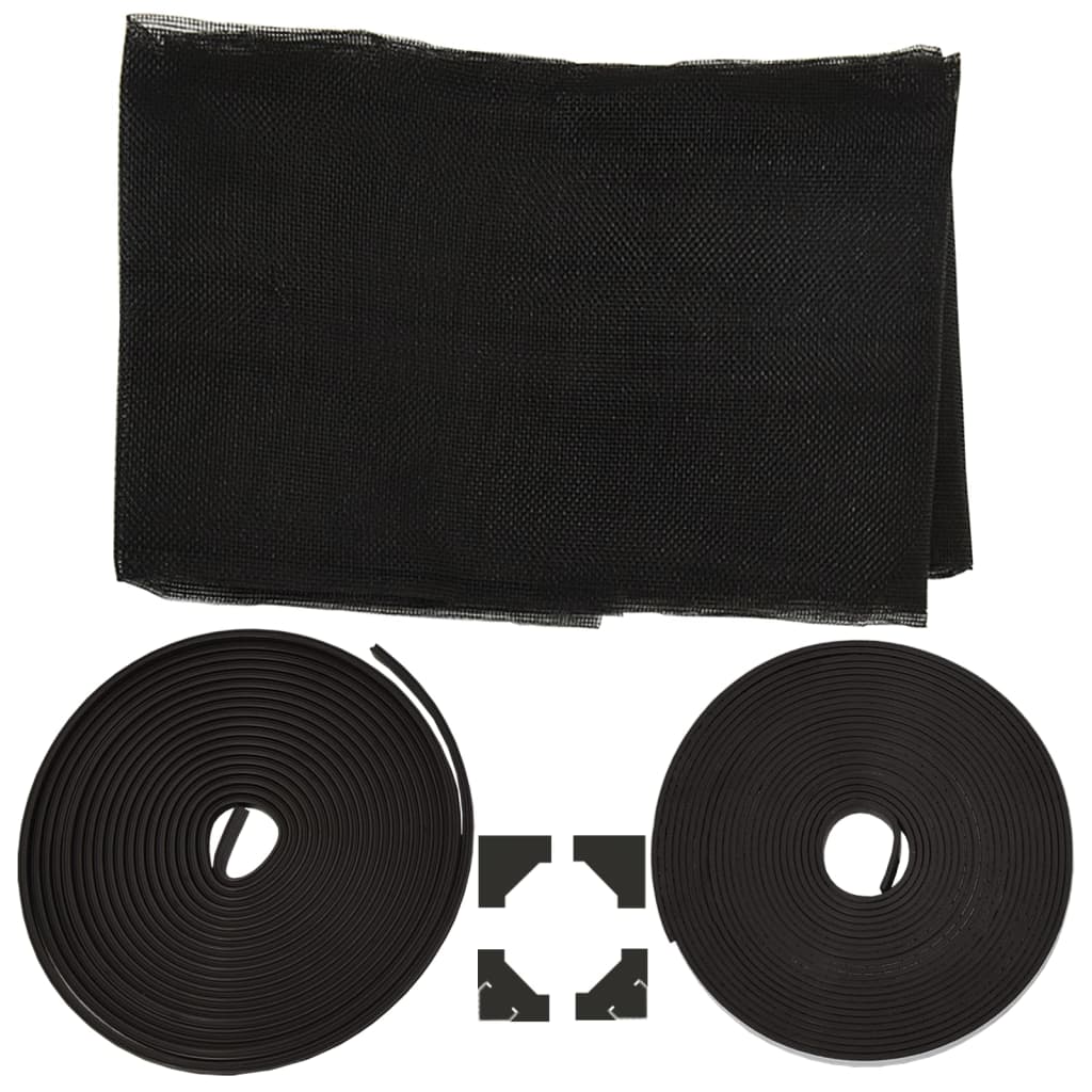 Σήτα Εντόμων Μαγνητική για Παράθυρα Ανθρακί 80 x 140 εκ. - PAKOBAZAAR