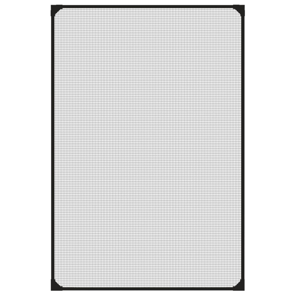 Σήτα Εντόμων Μαγνητική για Παράθυρα Ανθρακί 80x120 εκ. - PAKOBAZAAR