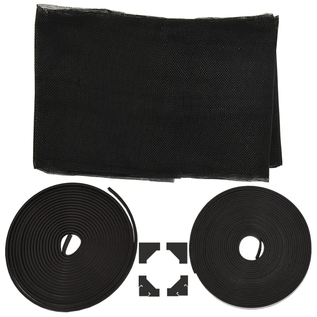 Σήτα Εντόμων Μαγνητική για Παράθυρα Ανθρακί 80x120 εκ. - PAKOBAZAAR