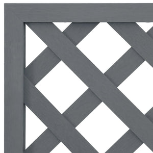 Καφασωτό Γκρι 65 x 33x 135 εκ. από WPC - Pakobazaar