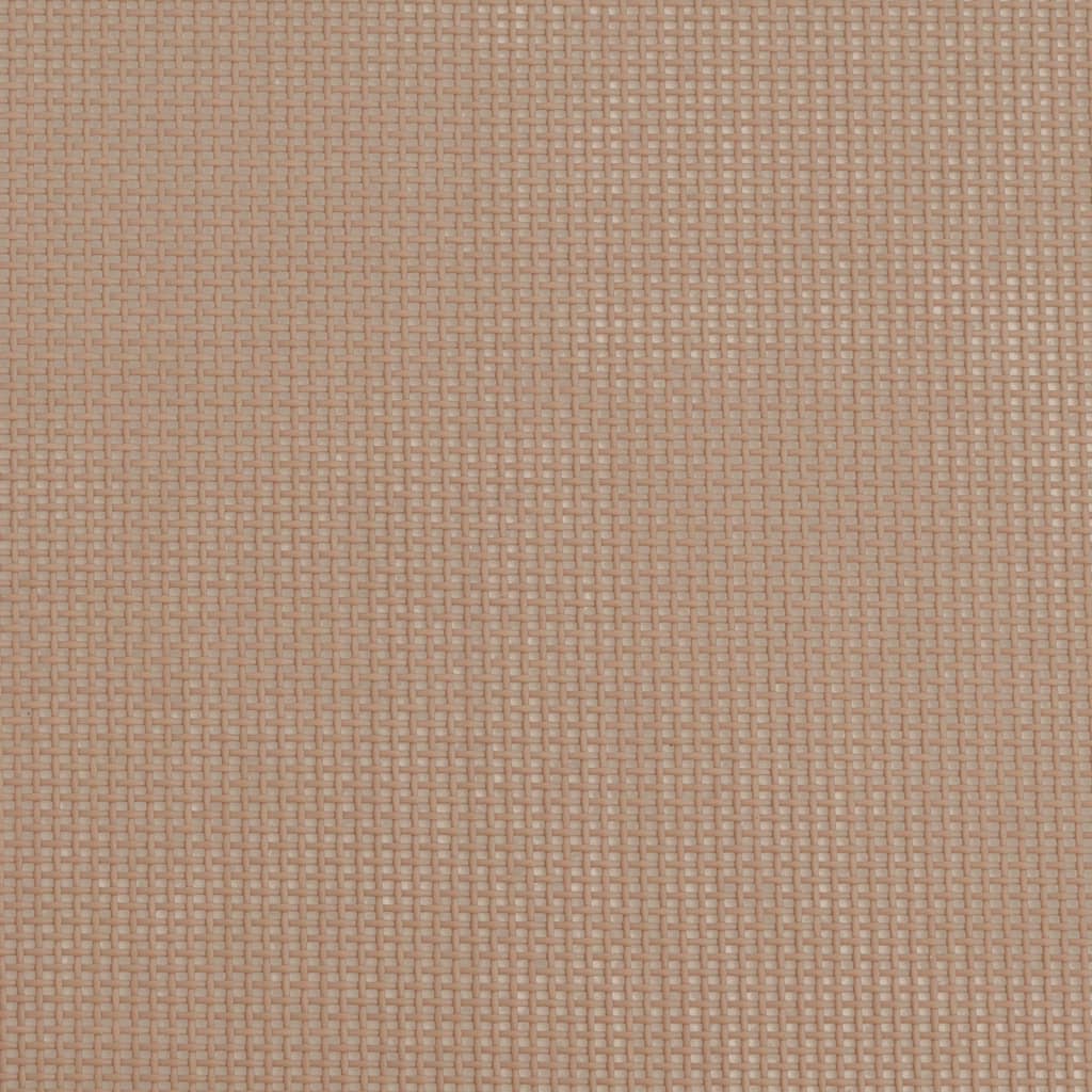 Καρέκλες Παραλίας Πτυσ. 2 τεμ. Taupe Textilene&Ατσάλι με Πούδρα - Pakobazaar