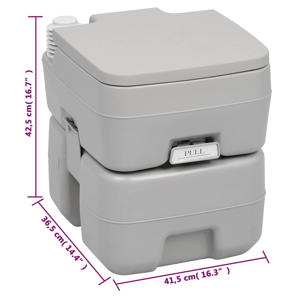 Σετ Φορητή Τουαλέτα Κάμπινγκ και Νιπτήρας