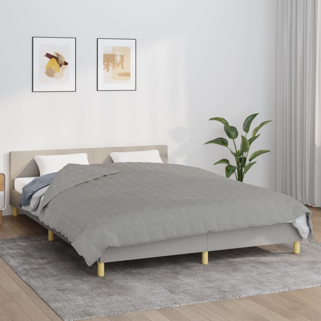 Κουβέρτα Βαρύτητας Γκρι 220 x 240 εκ. 11 κ. Υφασμάτινη - Pakobazaar