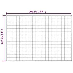 Κουβέρτα Βαρύτητας Ανοιχτό Κρεμ 137 x 200 εκ. 10 κ. Υφασμάτινη