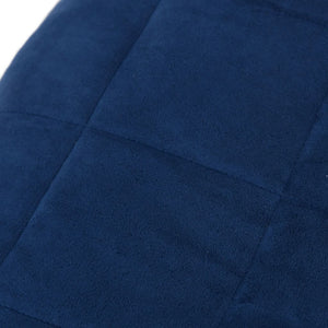 Κουβέρτα Βαρύτητας Μπλε 220 x 240 εκ. 15 κ. Υφασμάτινη