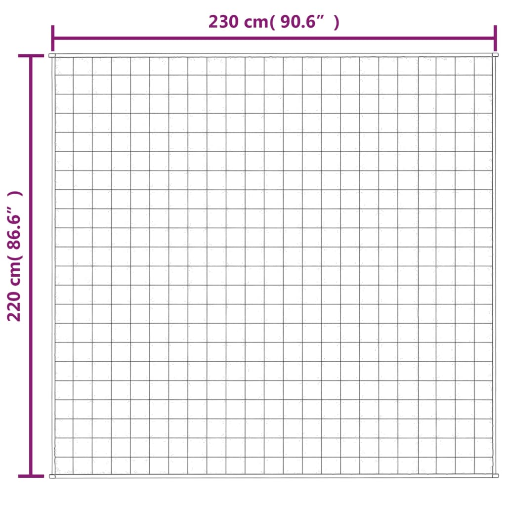 Κουβέρτα Βαρύτητας Ανοιχτό Κρεμ 220 x 230 εκ. 11 κ. Υφασμάτινη - Pakobazaar
