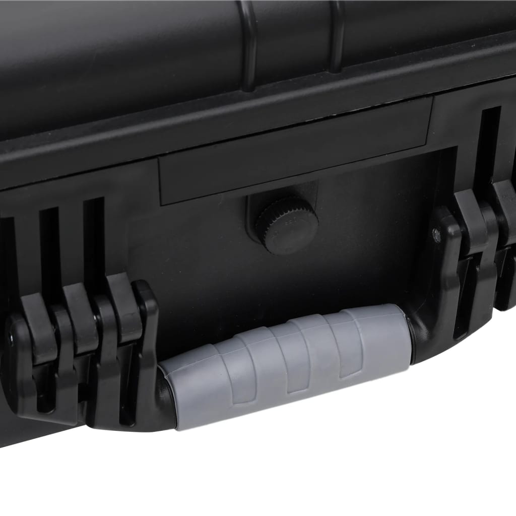 Θήκη Πτήσης με Ρόδες Μαύρη 63 x 50 x 23 εκ. από Πολυπροπυλένιο - Pakobazaar