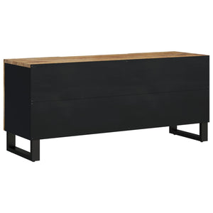 Έπιπλο Τηλεόρασης 105x33,5x46 εκ Μασίφ Ξύλο Μάνγκο & Επεξ. Ξύλο