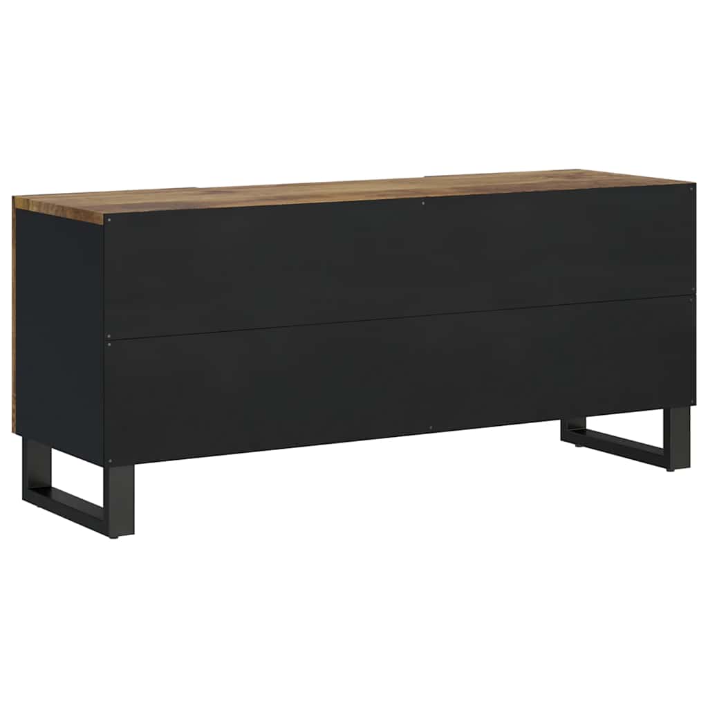 Έπιπλο Τηλεόρασης 105x33,5x46 εκ Μασίφ Ξύλο Μάνγκο & Επεξ. Ξύλο