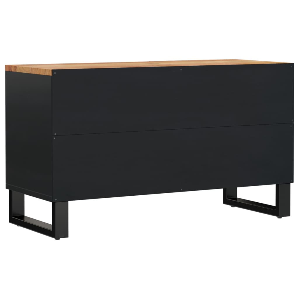 Έπιπλο Τηλεόρασης 80x33x46 εκ. Μασίφ Ξύλο Ακακίας & Επεξ. Ξύλο