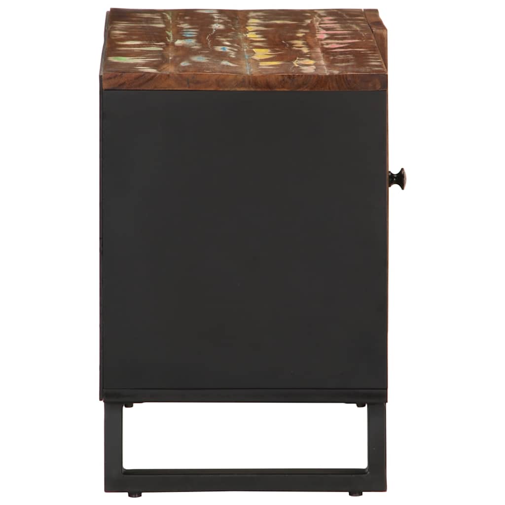 Έπιπλο Τηλεόρασης 80x33x46 εκ. Μασίφ Ανακυκλ. Ξύλο & Επεξ. Ξύλο