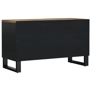 Έπιπλο Τηλεόρασης 80x33x46 εκ. Μασίφ Ξύλο Μάνγκο & Επεξ. Ξύλο