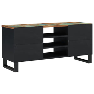 Έπιπλο Τηλεόρασης 100x33x46εκ. Μασίφ Ανακυκλ. Ξύλο & Επεξ. Ξύλο