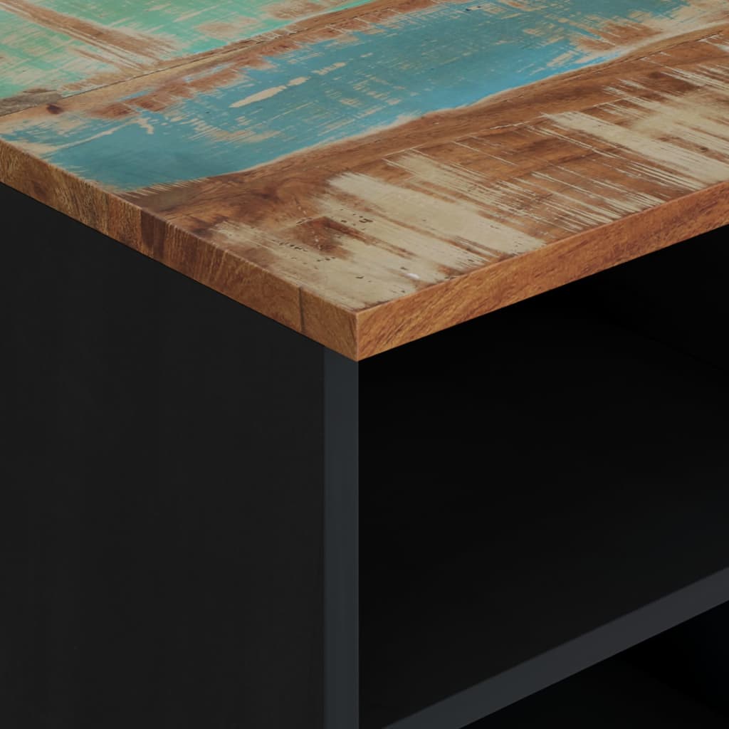 Έπιπλο Τηλεόρασης 100x33x46εκ. Μασίφ Ανακυκλ. Ξύλο & Επεξ. Ξύλο