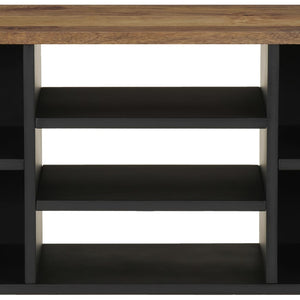 Έπιπλο Τηλεόρασης 100x33x46 εκ. Μασίφ Ξύλο Μάνγκο & Επεξ. Ξύλο