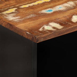 Έπιπλο Τηλεόρασης 100x33x46εκ. Μασίφ Ανακυκλ. Ξύλο & Επεξ. Ξύλο