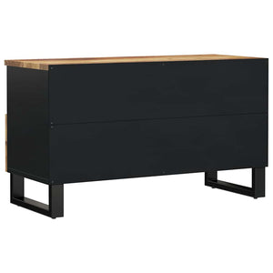 Έπιπλο Τηλεόρασης 80x33x46 εκ. Μασίφ Ξύλο Μάνγκο & Επεξ. Ξύλο
