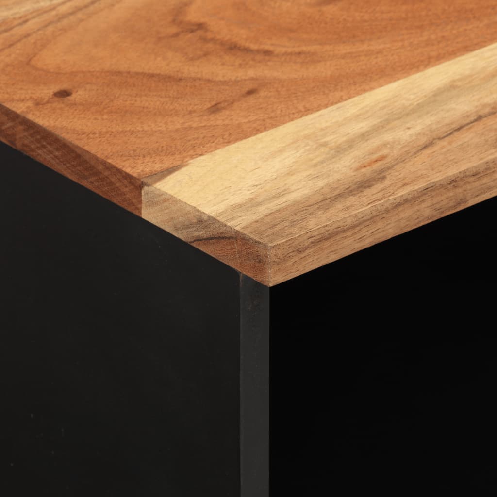 Έπιπλο Τηλεόρασης 80x33x46 εκ. Μασίφ Ξύλο Ακακίας & Επεξ. Ξύλο