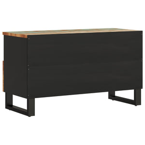 Έπιπλο Τηλεόρασης 80x33x46 εκ. Μασίφ Ανακυκλ. Ξύλο & Επεξ. Ξύλο