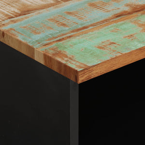 Έπιπλο Τηλεόρασης 80x33x46 εκ. Μασίφ Ανακυκλ. Ξύλο & Επεξ. Ξύλο