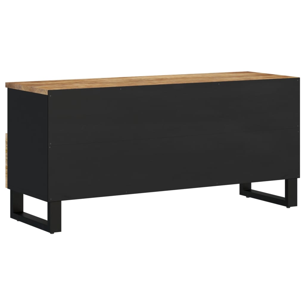Έπιπλο Τηλεόρασης 100x33x46 εκ. Μασίφ Ξύλο Μάνγκο & Επεξ. Ξύλο