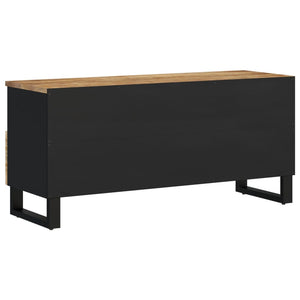 Έπιπλο Τηλεόρασης 100x33x46 εκ. Μασίφ Ξύλο Μάνγκο & Επεξ. Ξύλο