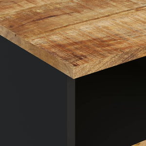 Έπιπλο Τηλεόρασης 100x33x46 εκ. Μασίφ Ξύλο Μάνγκο & Επεξ. Ξύλο