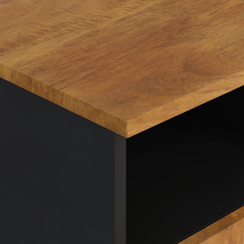 Έπιπλο Τηλεόρασης 100x33x46 εκ. Μασίφ Ξύλο Μάνγκο & Επεξ. Ξύλο