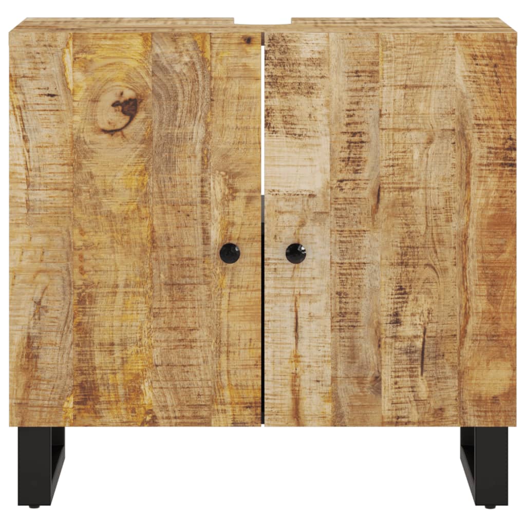 Έπιπλο Νιπτήρα 62 x 33 x 58 εκ. Μασίφ Ξύλο Μάνγκο & Επεξ. Ξύλο