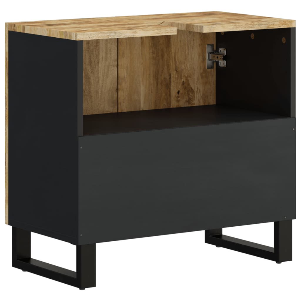 Έπιπλο Νιπτήρα 62 x 33 x 58 εκ. Μασίφ Ξύλο Μάνγκο & Επεξ. Ξύλο