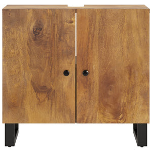 Έπιπλο Νιπτήρα 62 x 33 x 58 εκ. Μασίφ Ξύλο Μάνγκο & Επεξ. Ξύλο - Pakobazaar