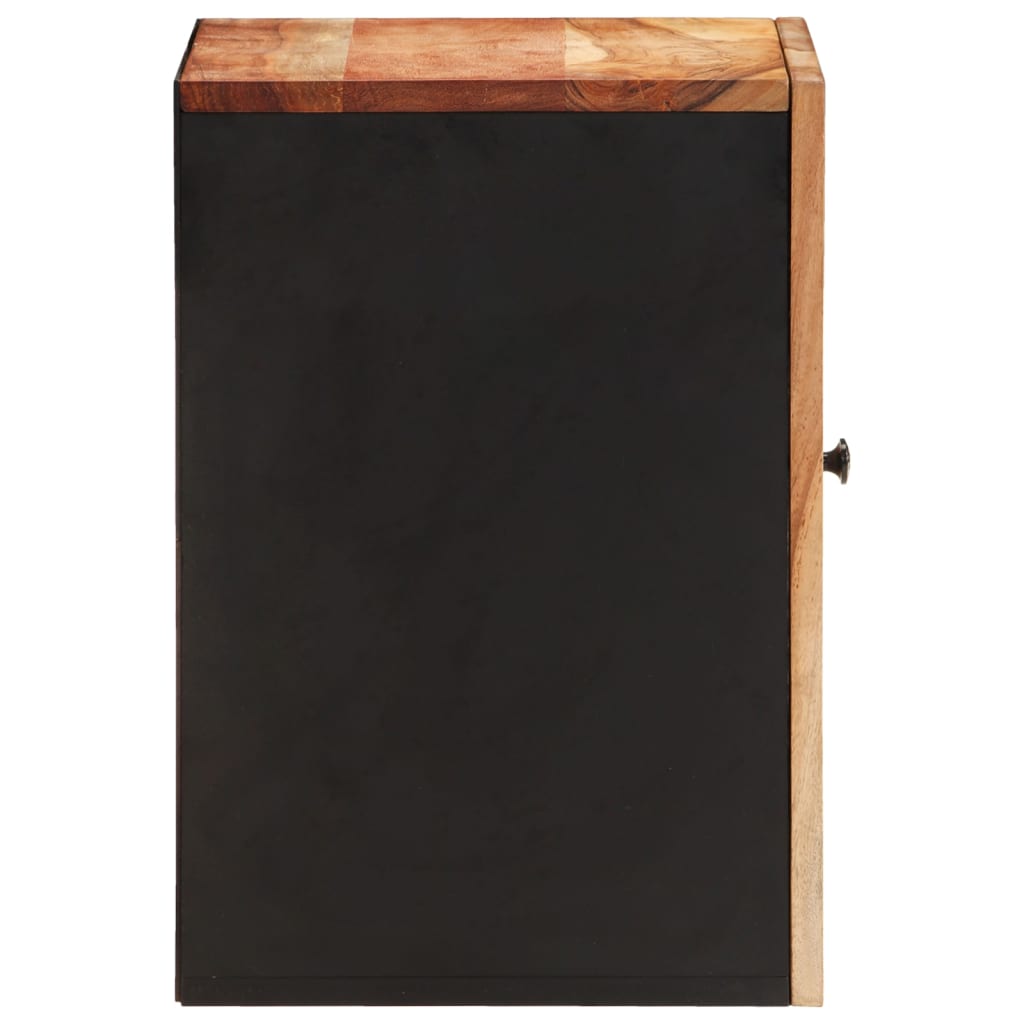 Ντουλάπι Μπάνιου Επιτοίχιο 38x33x48 εκ. από Μασίφ Ξύλο Ακακίας